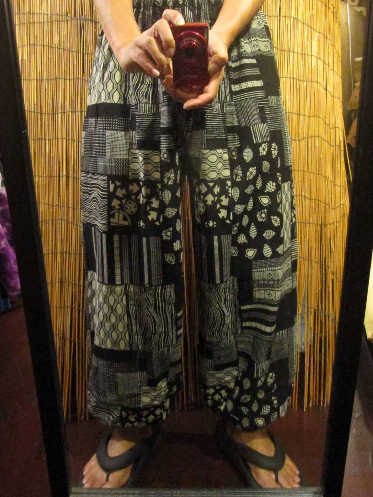 画像: 和風プリント＊コットン素材＊ふんわりシルエット＊アラジンパンツ 