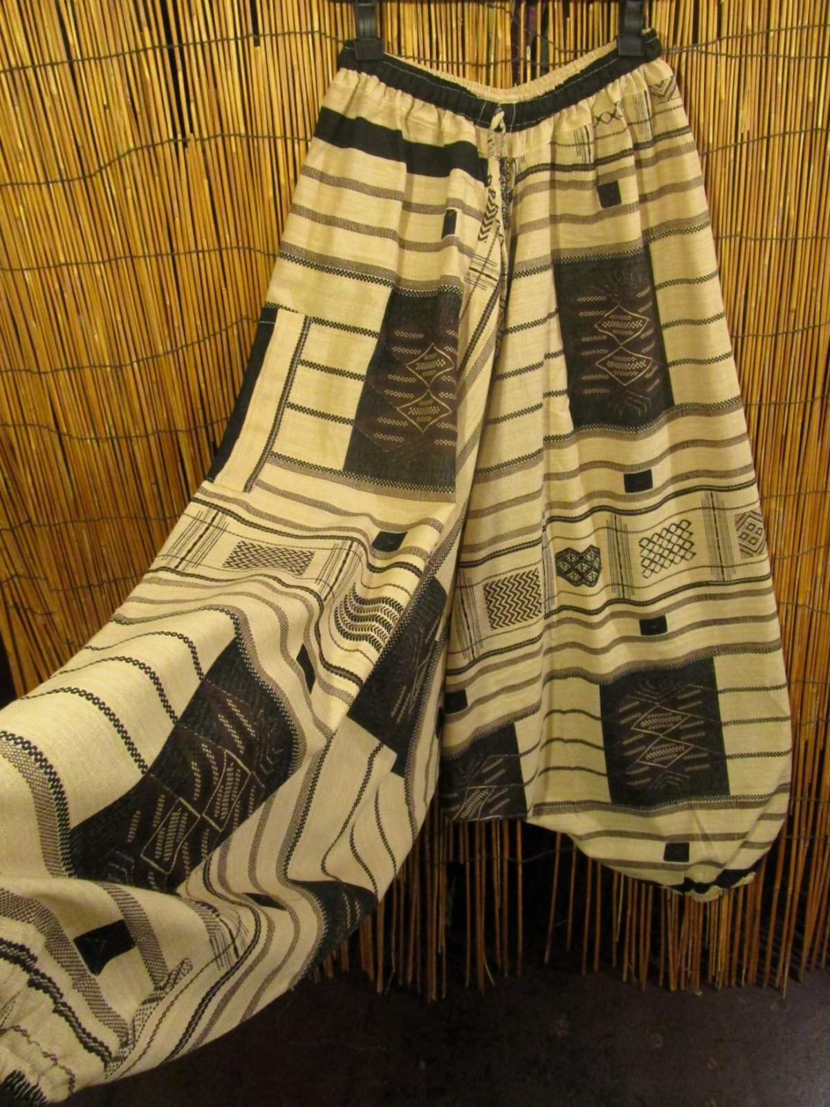 画像3: 織り柄風プリント＊コットン素材＊ふんわり＊サルエルパンツ
