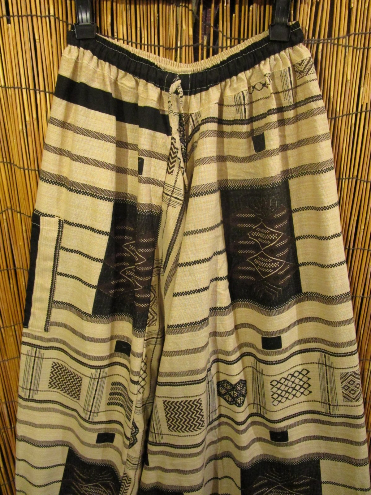 画像2: 織り柄風プリント＊コットン素材＊ふんわり＊サルエルパンツ