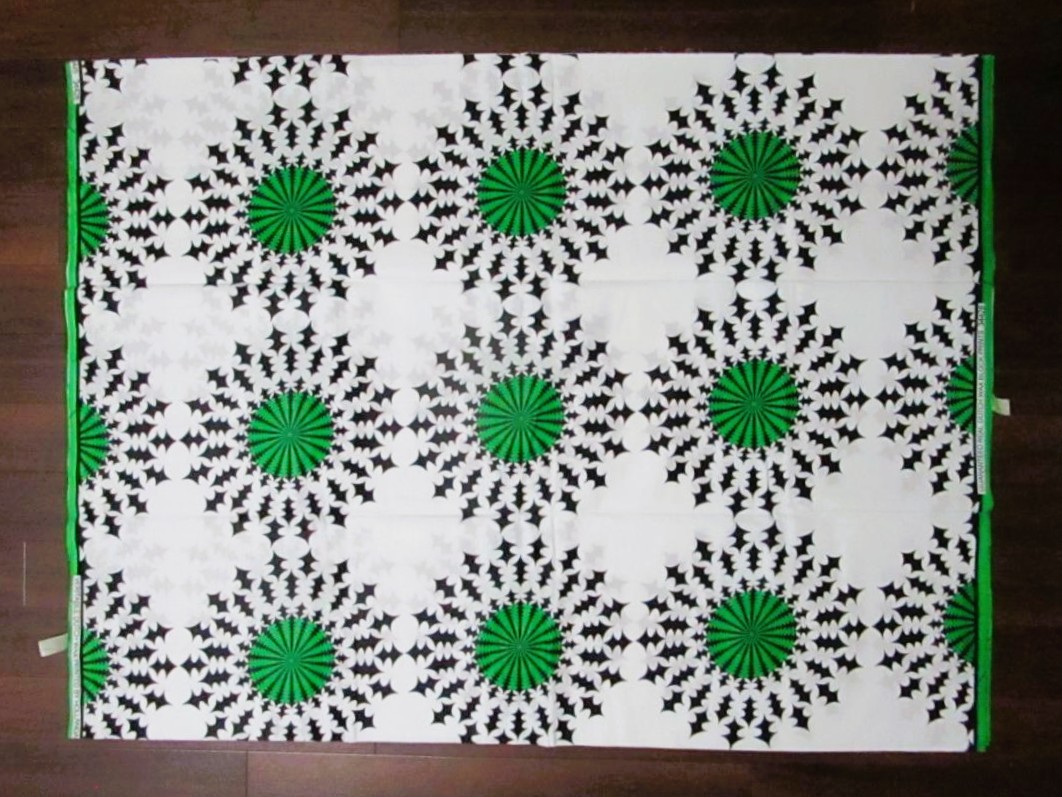 画像: アフリカンプリント生地 パーニュ