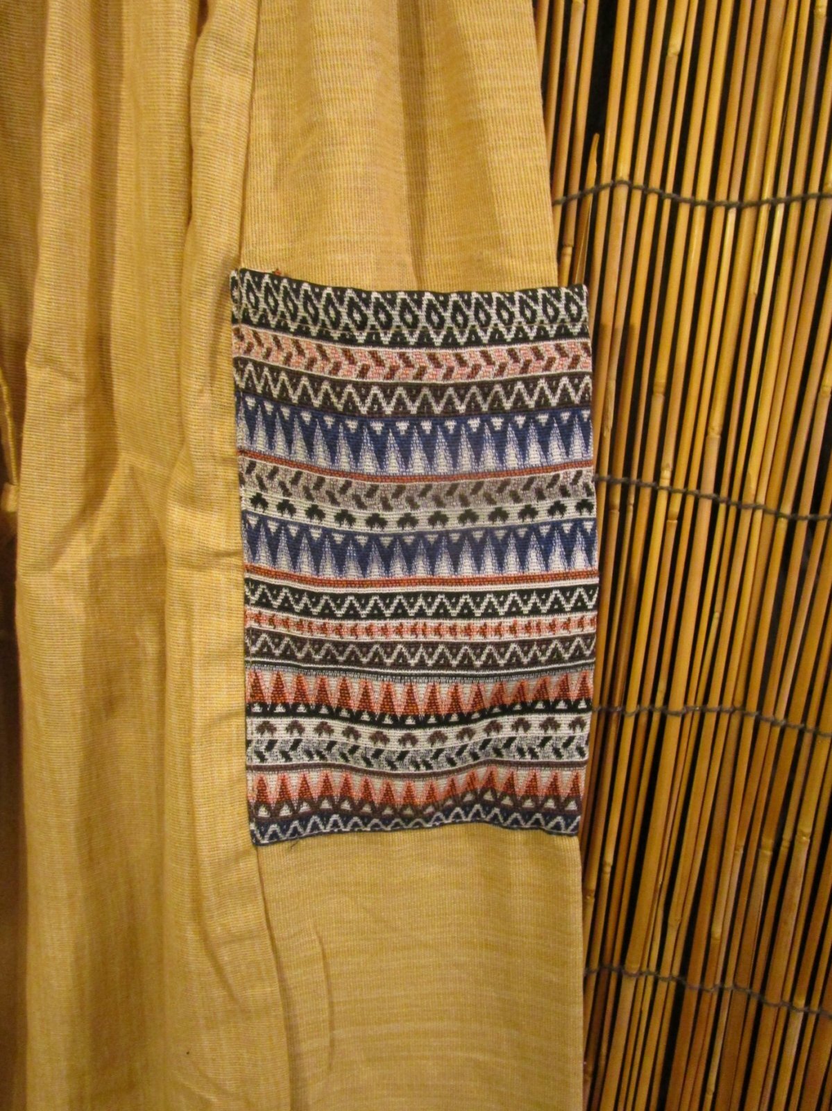 画像3: 織り柄＊パッチポケット＊コットン素材＊アラジンパンツ