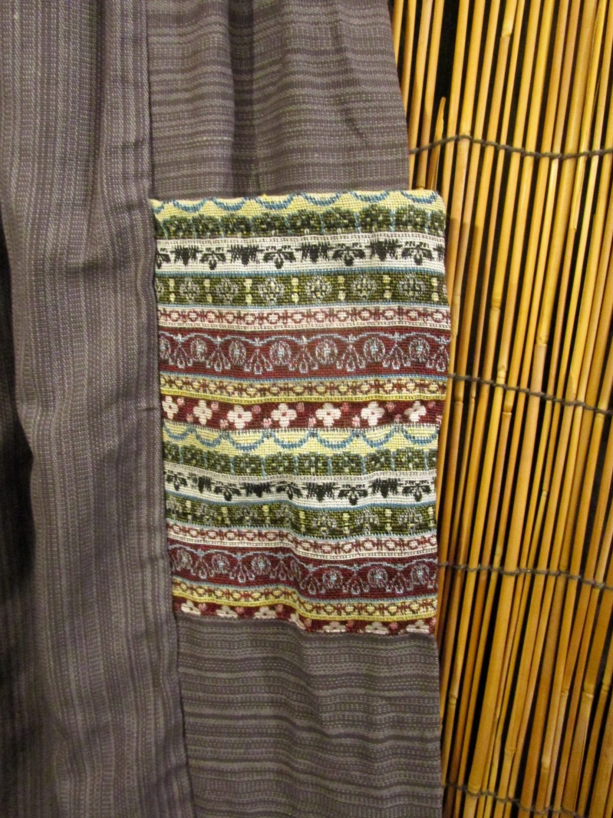 画像3: 織り柄＊パッチポケット＊コットン素材＊アラジンパンツ