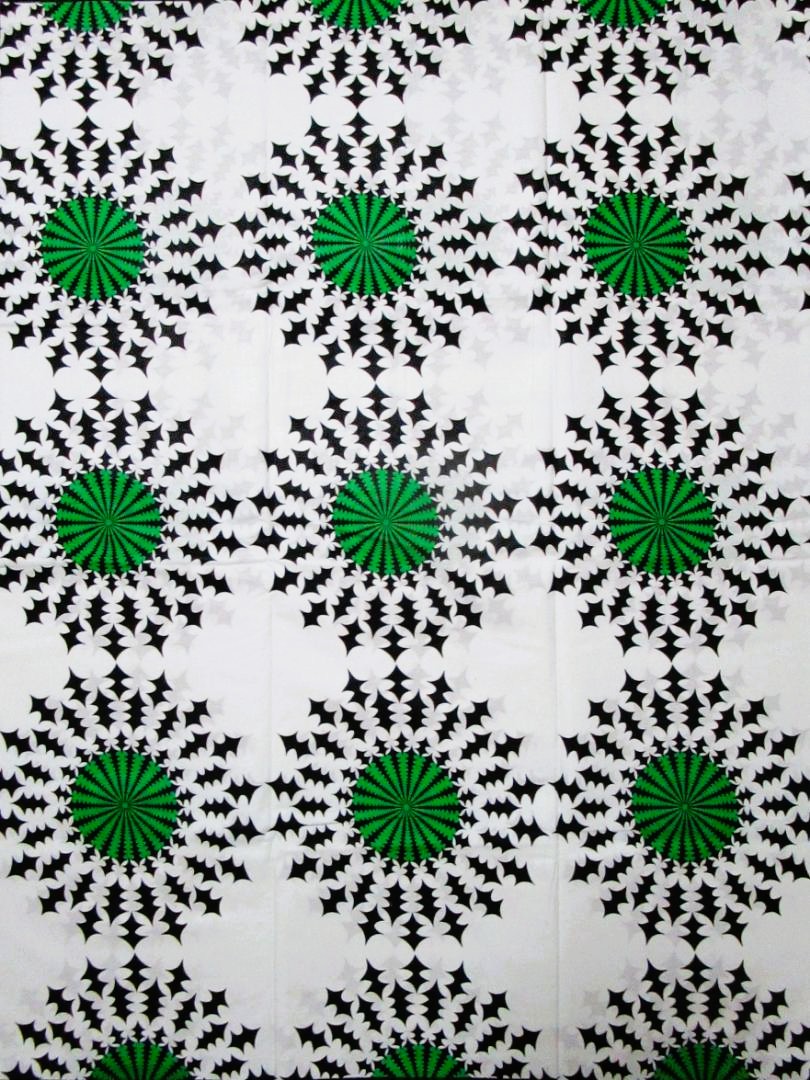 画像1: アフリカンプリント生地 パーニュ