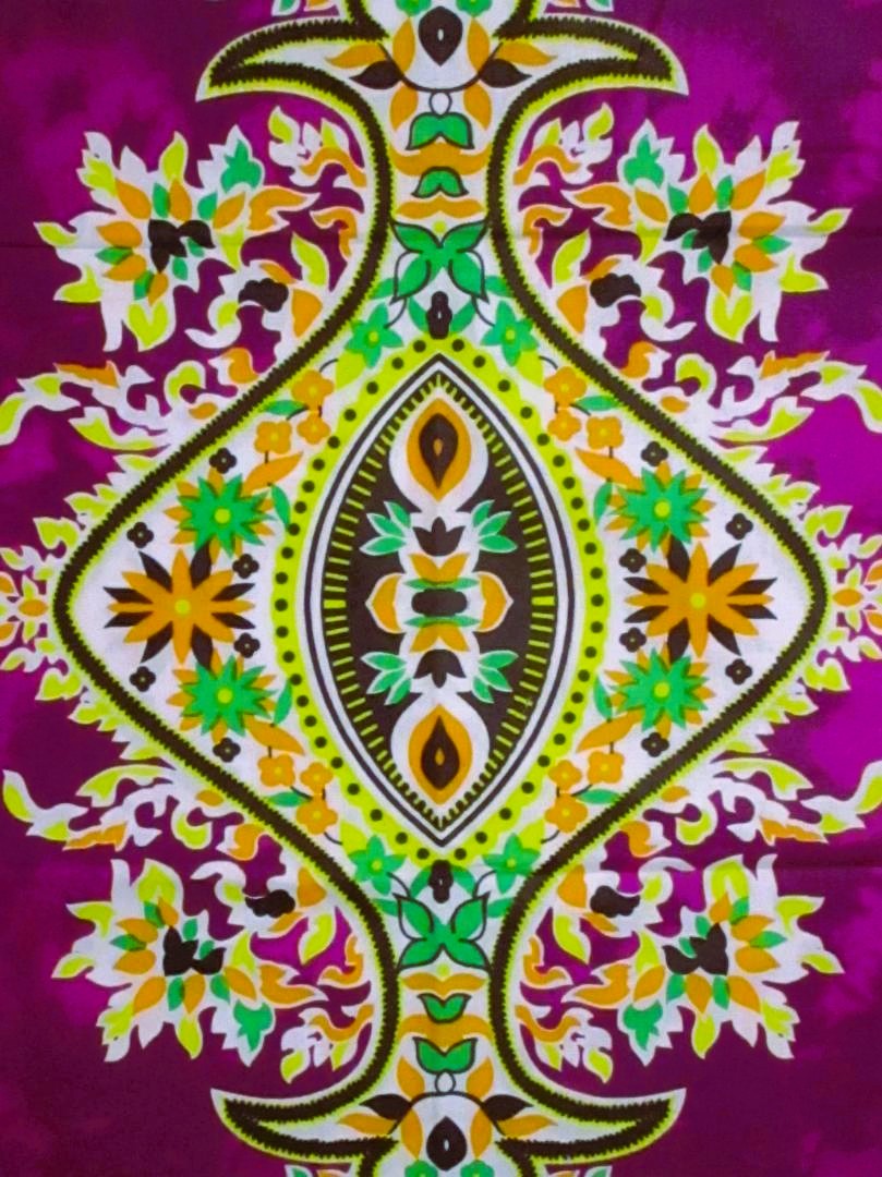 画像: アフリカンプリント生地 パーニュ