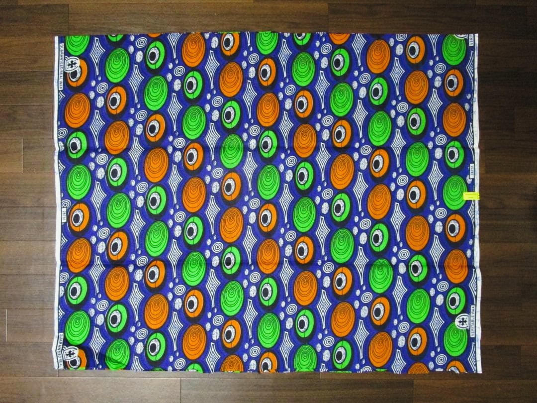 画像: アフリカンプリント生地 パーニュ