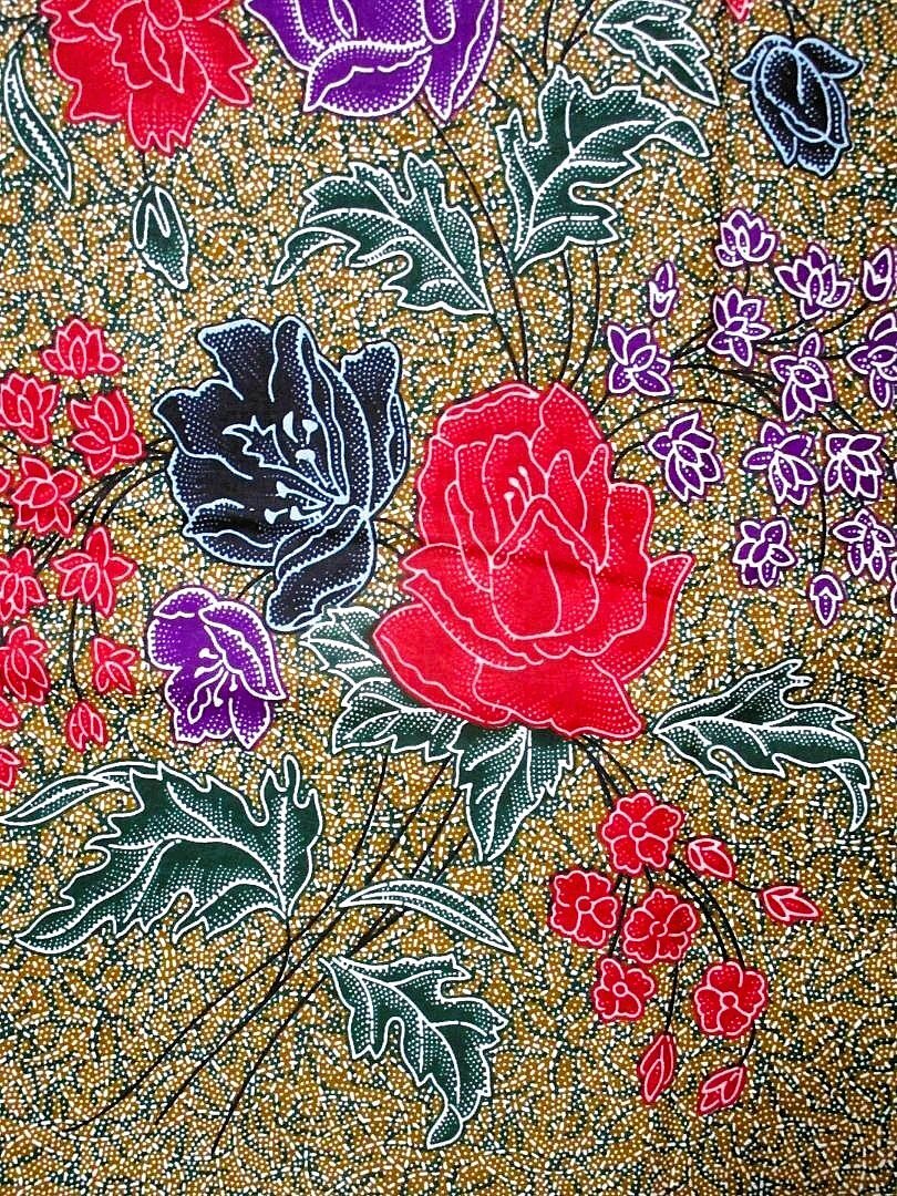 画像: アフリカンプリント生地 パーニュ