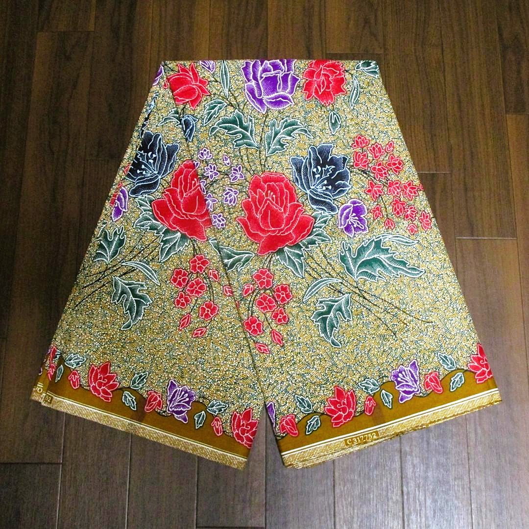 画像2: アフリカンプリント生地 パーニュ