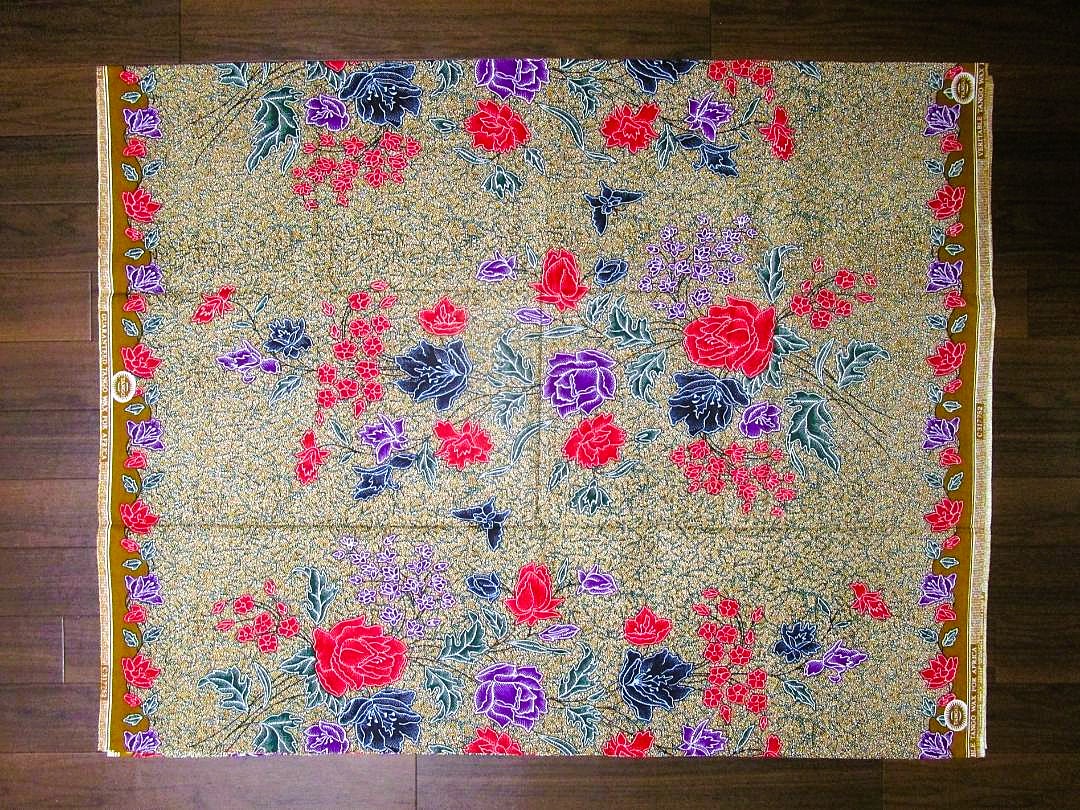 画像: アフリカンプリント生地 パーニュ