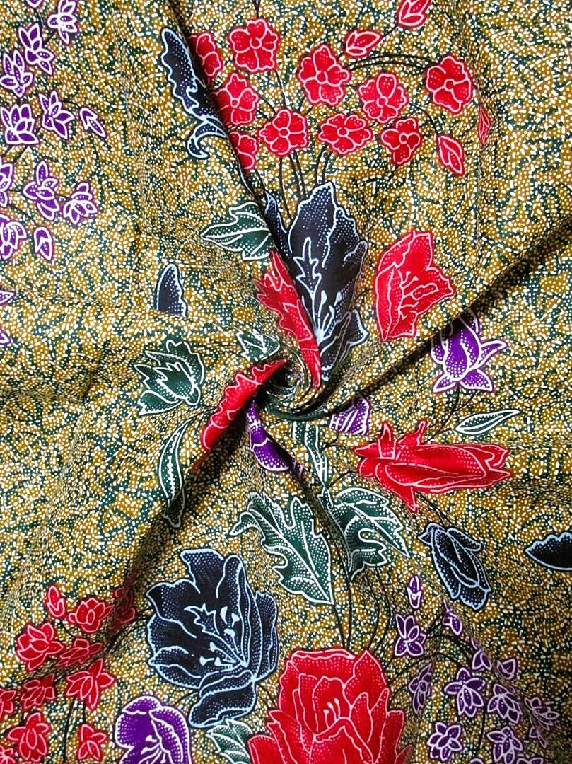 画像: アフリカンプリント生地 パーニュ