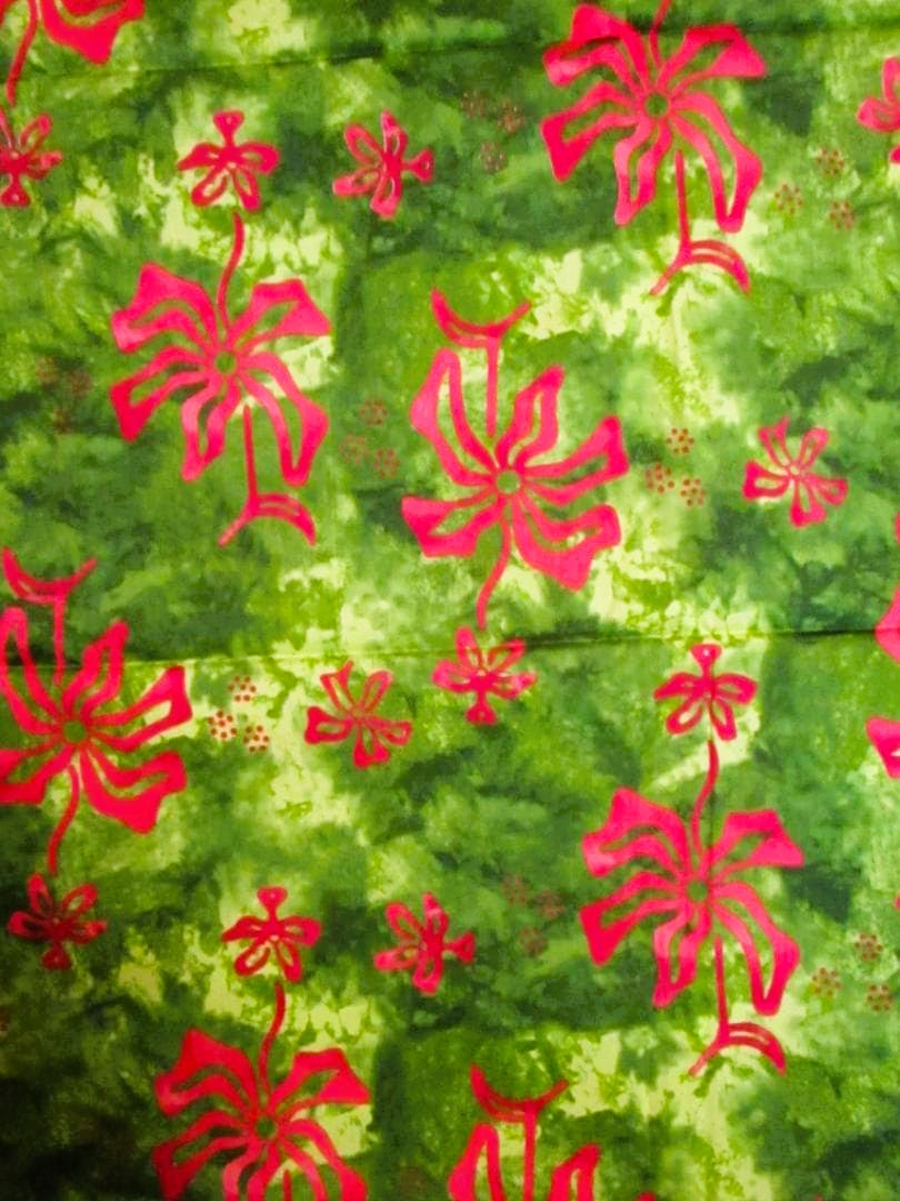 画像: アフリカンプリント生地 パーニュ