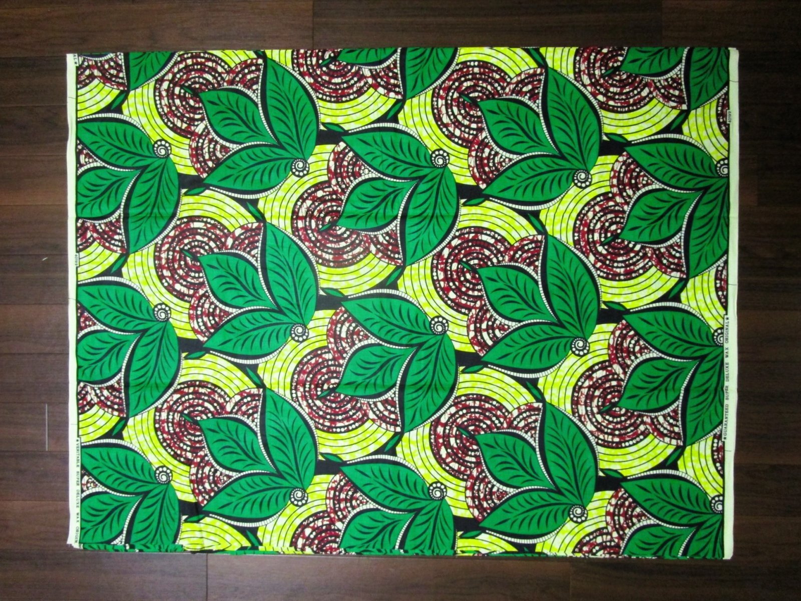 画像: アフリカンプリント生地 パーニュ