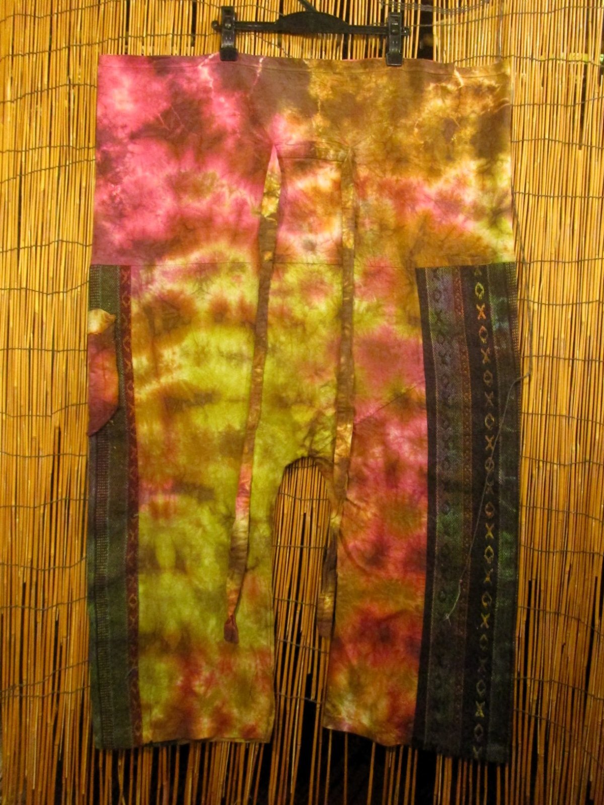 画像5: タイダイ染め＊コットン素材＊ゲリ生地＊ロング丈＊タイパンツ