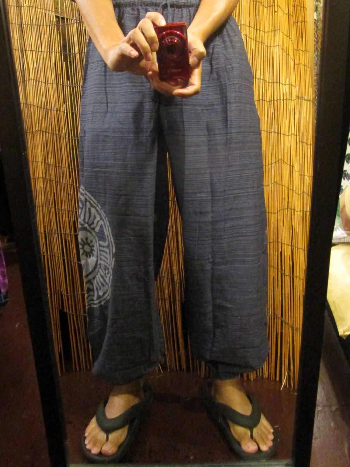 画像: 陰陽プリント＊コットン素材＊アラジンパンツ