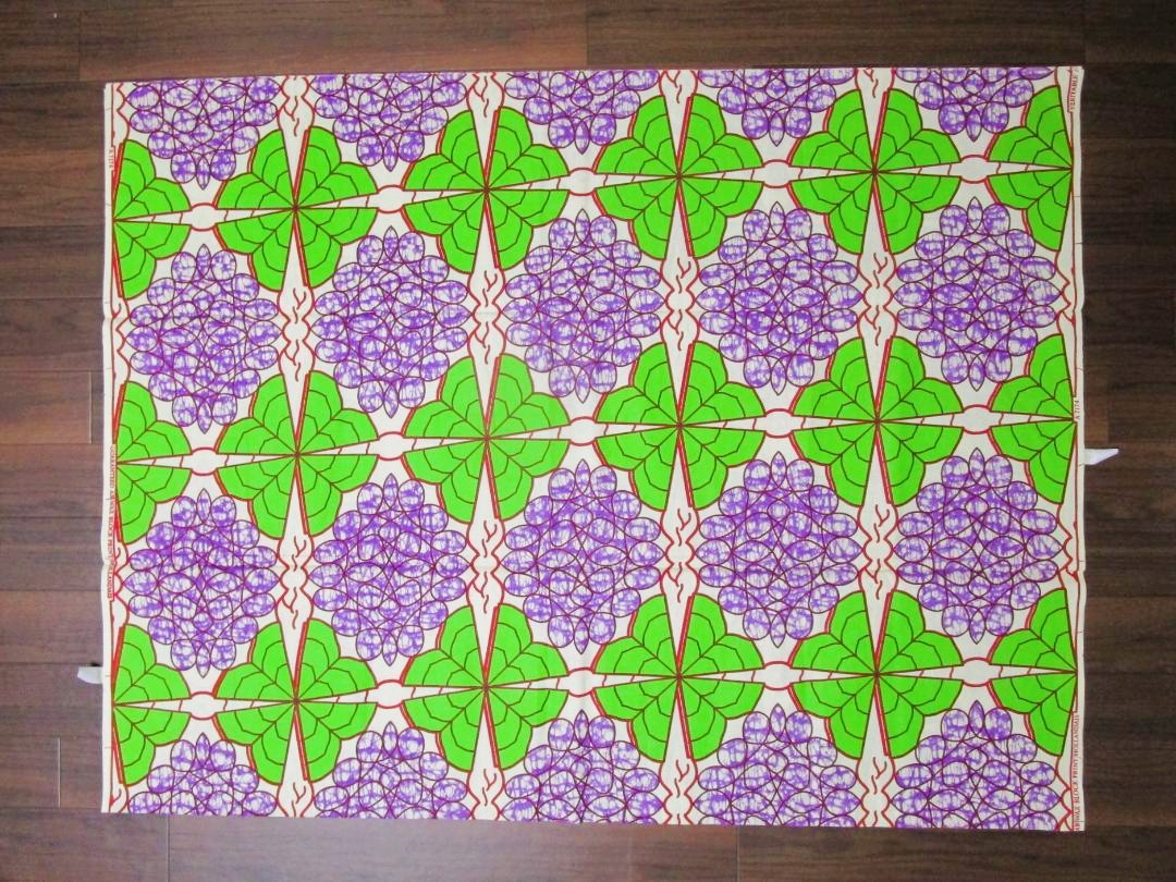 画像: アフリカンプリント生地 パーニュ