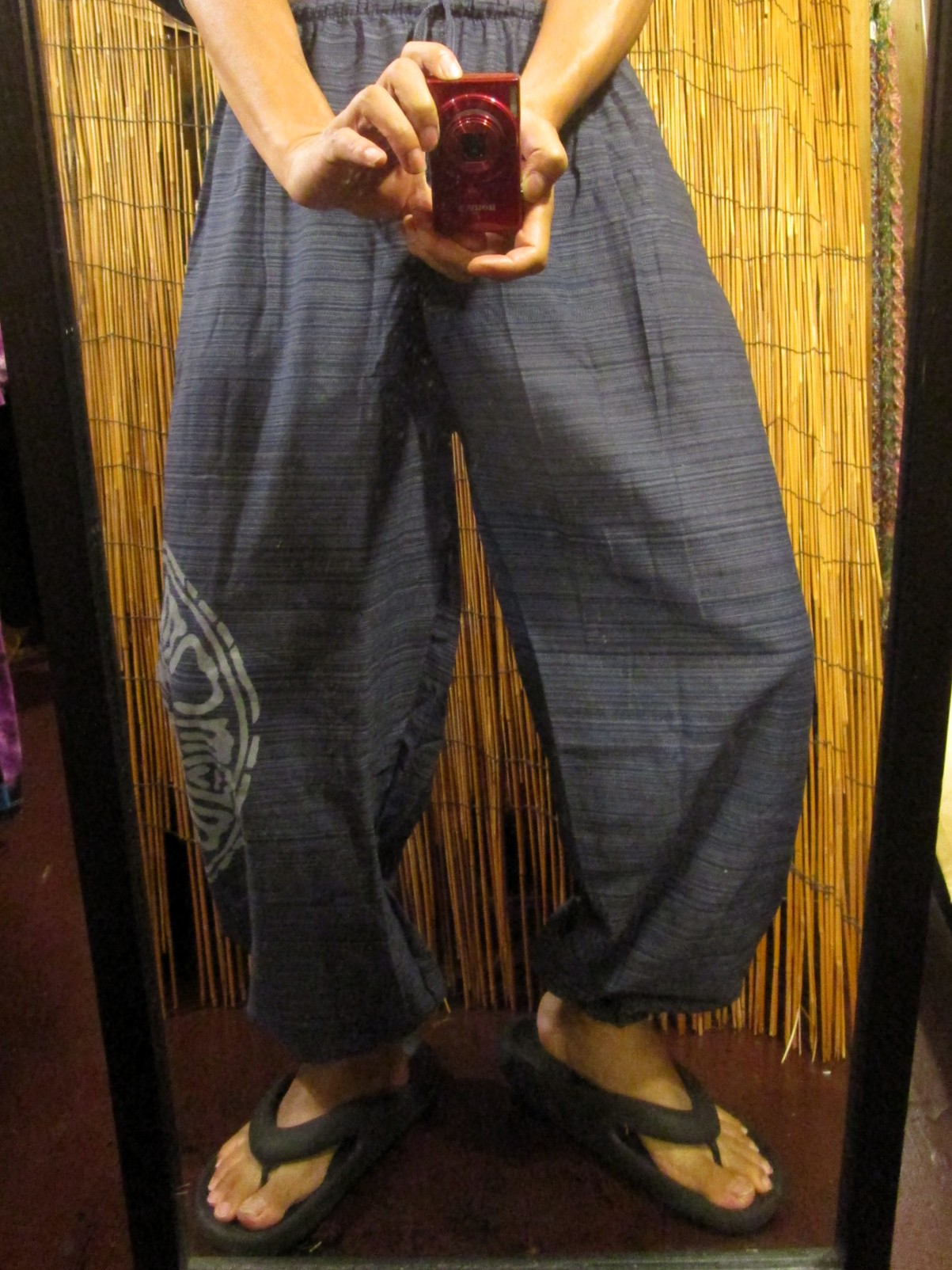 画像: 陰陽プリント＊コットン素材＊アラジンパンツ