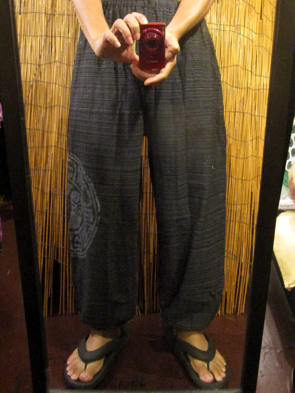 画像: 陰陽プリント＊コットン素材＊アラジンパンツ