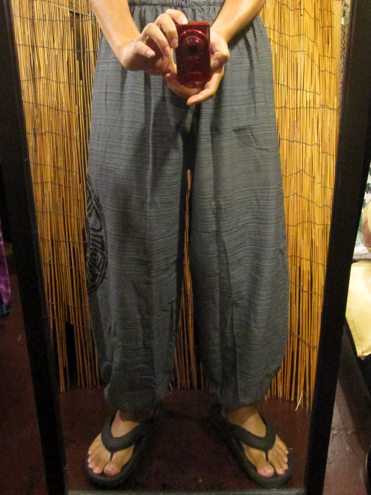 画像: 陰陽プリント＊コットン素材＊アラジンパンツ