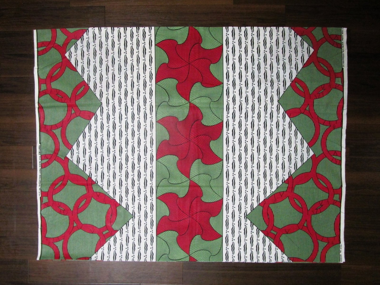 画像: アフリカンプリント生地 パーニュ