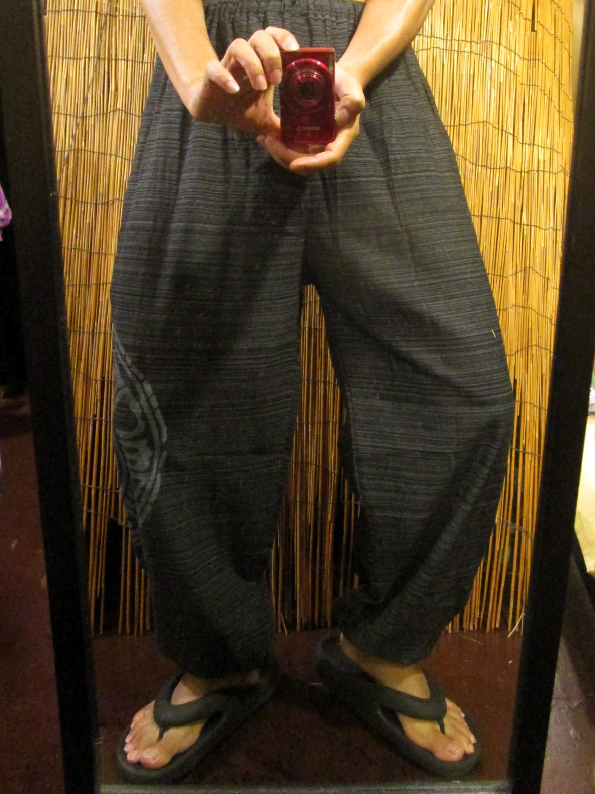 画像: 陰陽プリント＊コットン素材＊アラジンパンツ