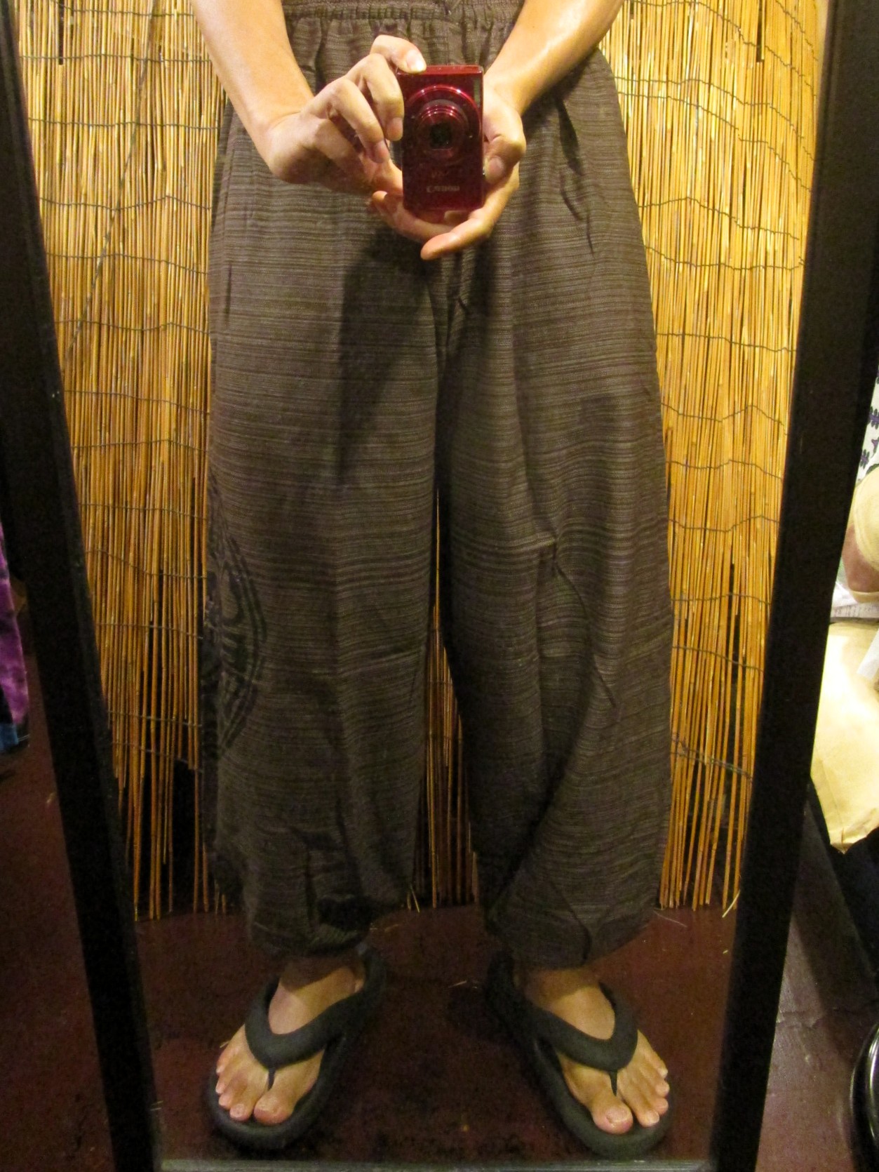 画像: 陰陽プリント＊コットン素材＊アラジンパンツ