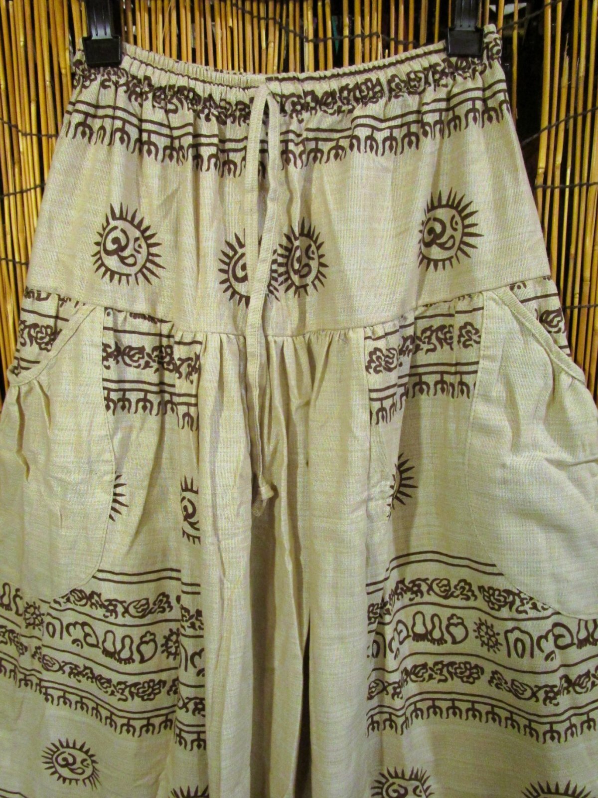 画像2: ラムナミプリント＊コッン素材＊モモンガ風＊ふんわり＊サルエルパンツ