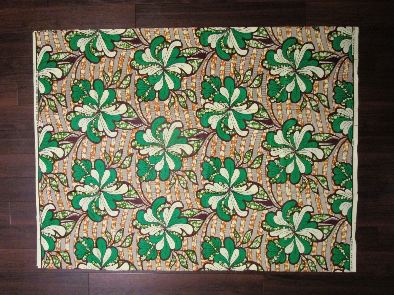 画像: アフリカンプリント生地 パーニュ