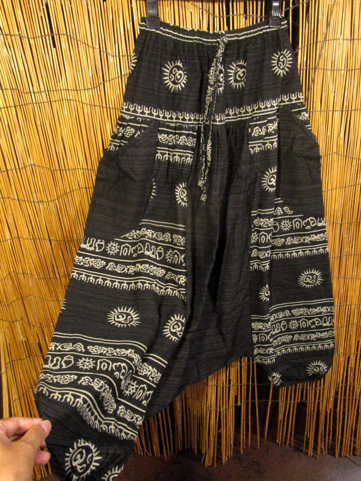 画像3: ラムナミプリント＊コッン素材＊モモンガ風＊ふんわり＊サルエルパンツ