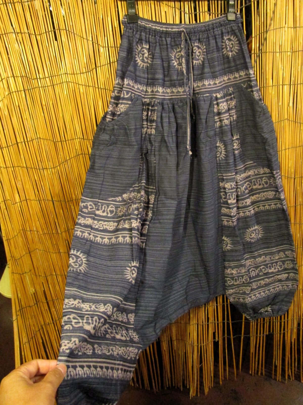 画像3: ラムナミプリント＊コッン素材＊モモンガ風＊ふんわり＊サルエルパンツ