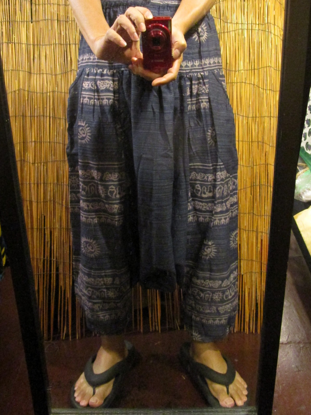 画像: ラムナミプリント＊コッン素材＊モモンガ風＊ふんわり＊サルエルパンツ