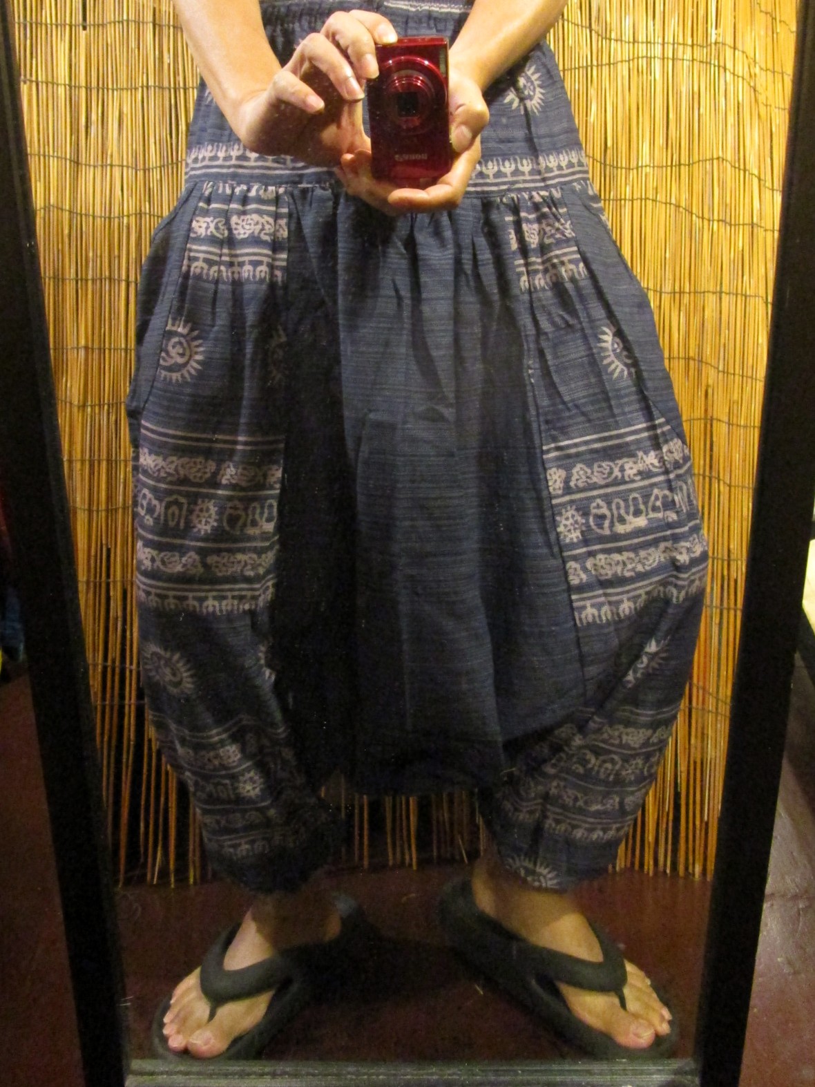 画像: ラムナミプリント＊コッン素材＊モモンガ風＊ふんわり＊サルエルパンツ