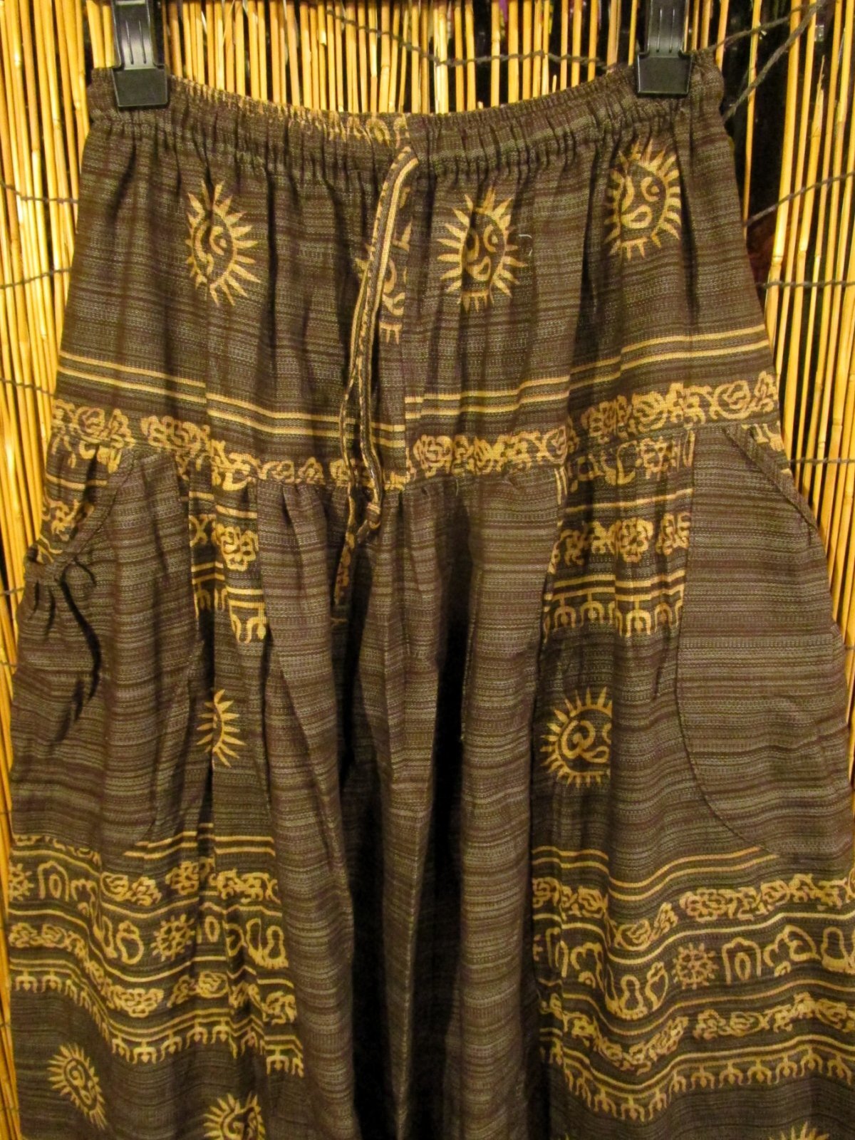 画像2: ラムナミプリント＊コッン素材＊モモンガ風＊ふんわり＊サルエルパンツ