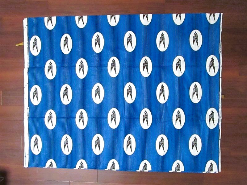 画像: アフリカンプリント生地 パーニュ