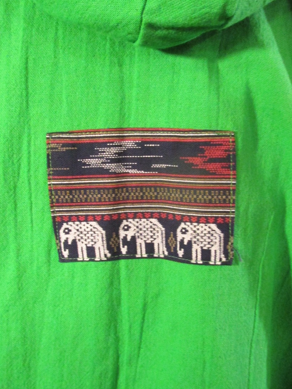 画像: リバーシブル＊コットン素材＊象さんライン＊フード付き＊アウター