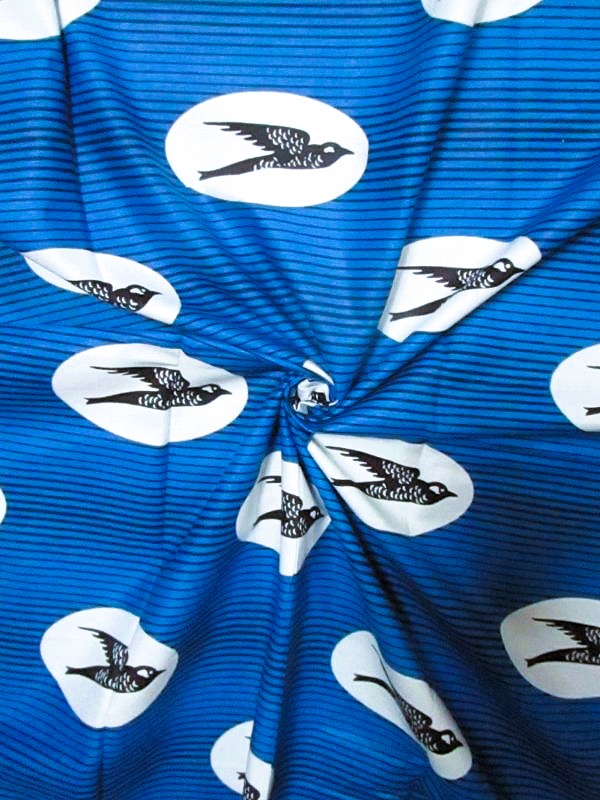 画像: アフリカンプリント生地 パーニュ