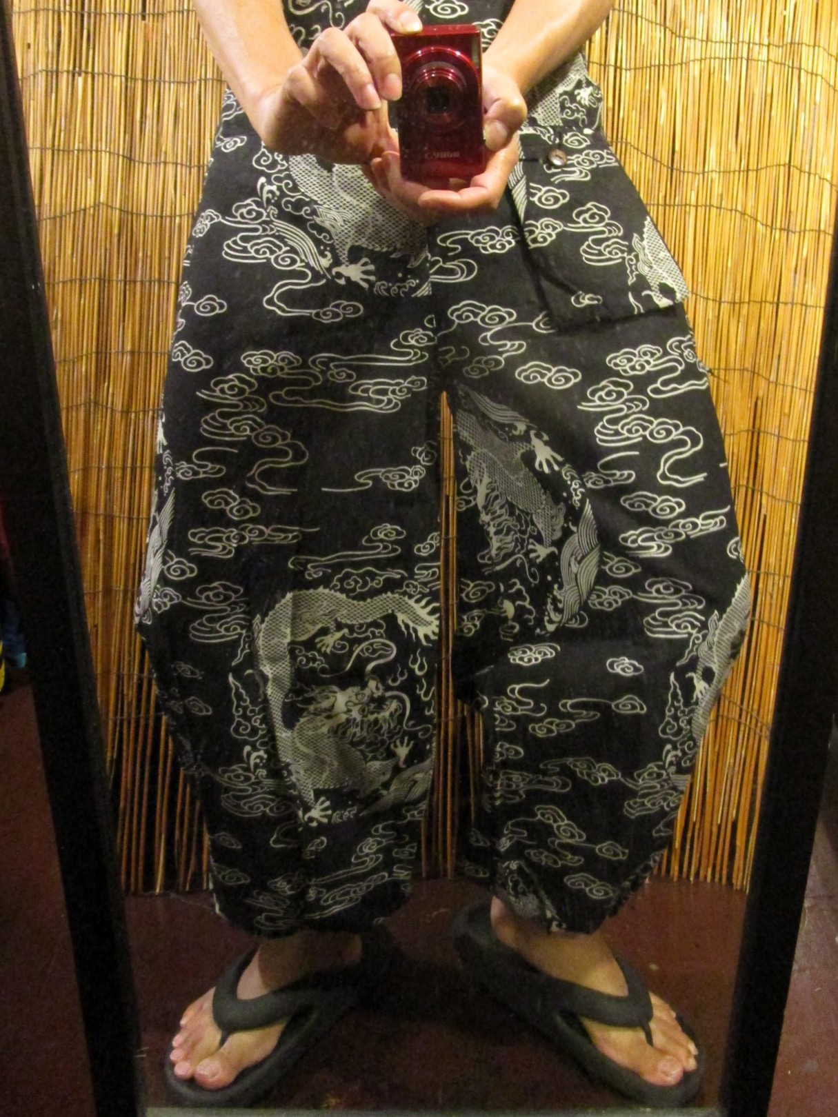 画像: 和風プリント＊コットン素材＊ポケット付き＊ふんわりシルエット＊アラジンパンツ 