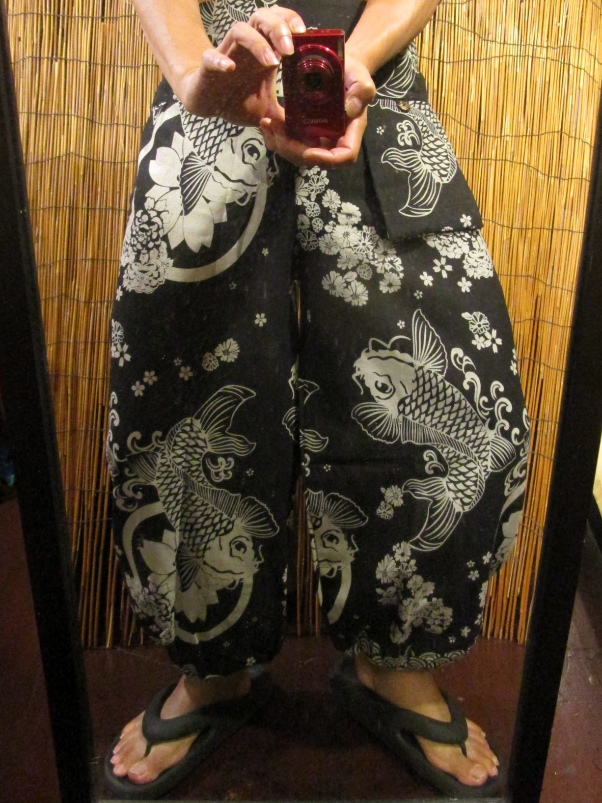 画像: 和風プリント＊コットン素材＊ポケット付き＊ふんわりシルエット＊アラジンパンツ 