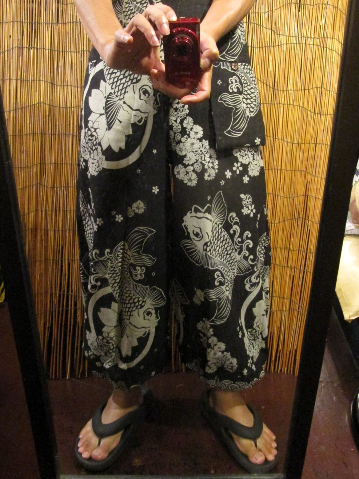 画像: 和風プリント＊コットン素材＊ポケット付き＊ふんわりシルエット＊アラジンパンツ 