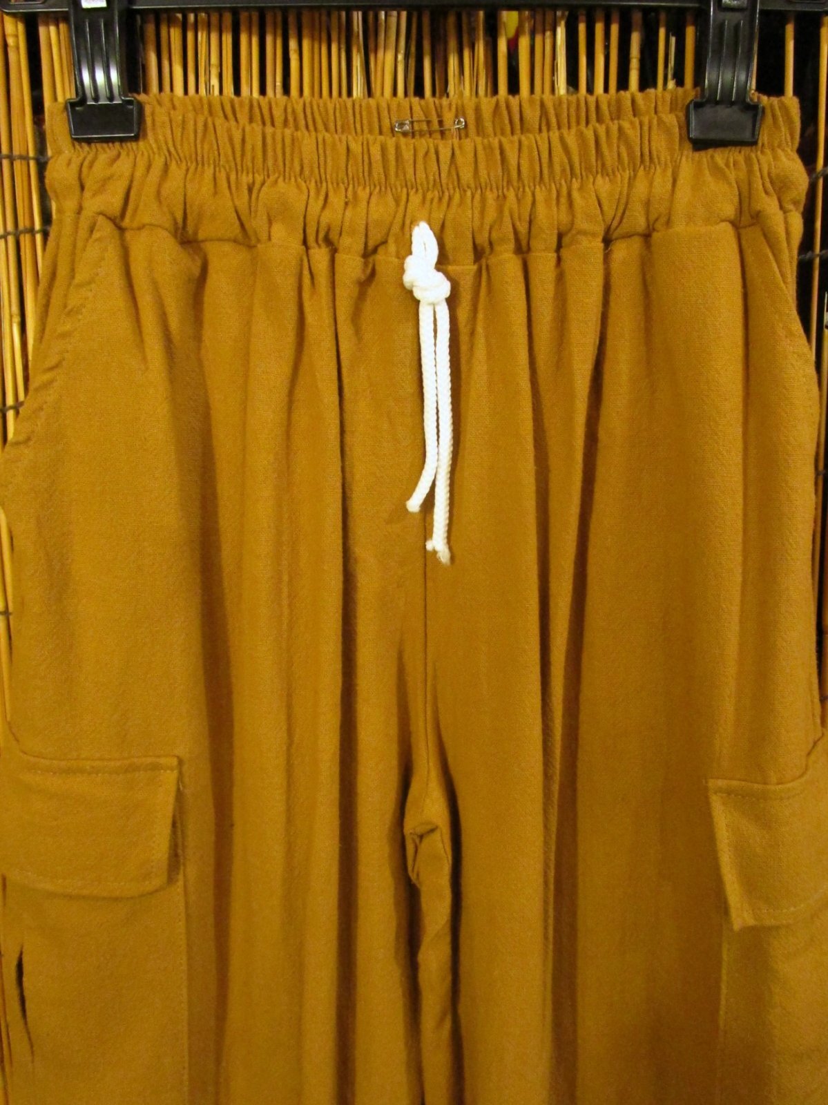 画像2: 無地＊コットン素材＊すっきりシルエット＊アラジンパンツ＊イージーパンツ 