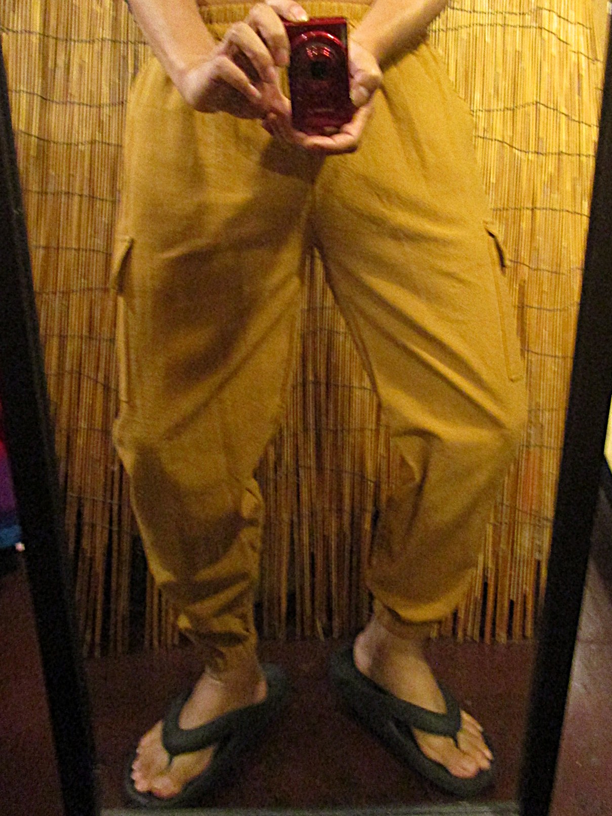 画像: 無地＊コットン素材＊すっきりシルエット＊アラジンパンツ＊イージーパンツ 