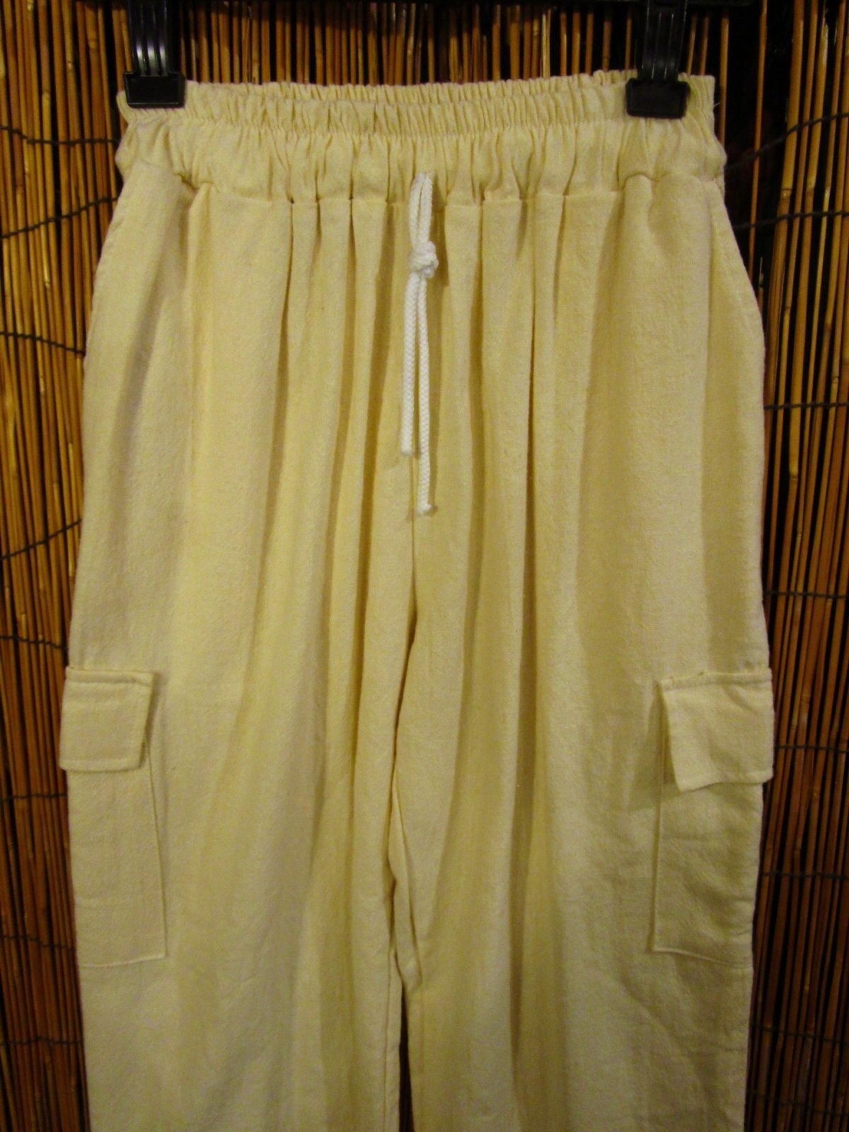 画像2: 無地＊コットン素材＊すっきりシルエット＊アラジンパンツ＊イージーパンツ 