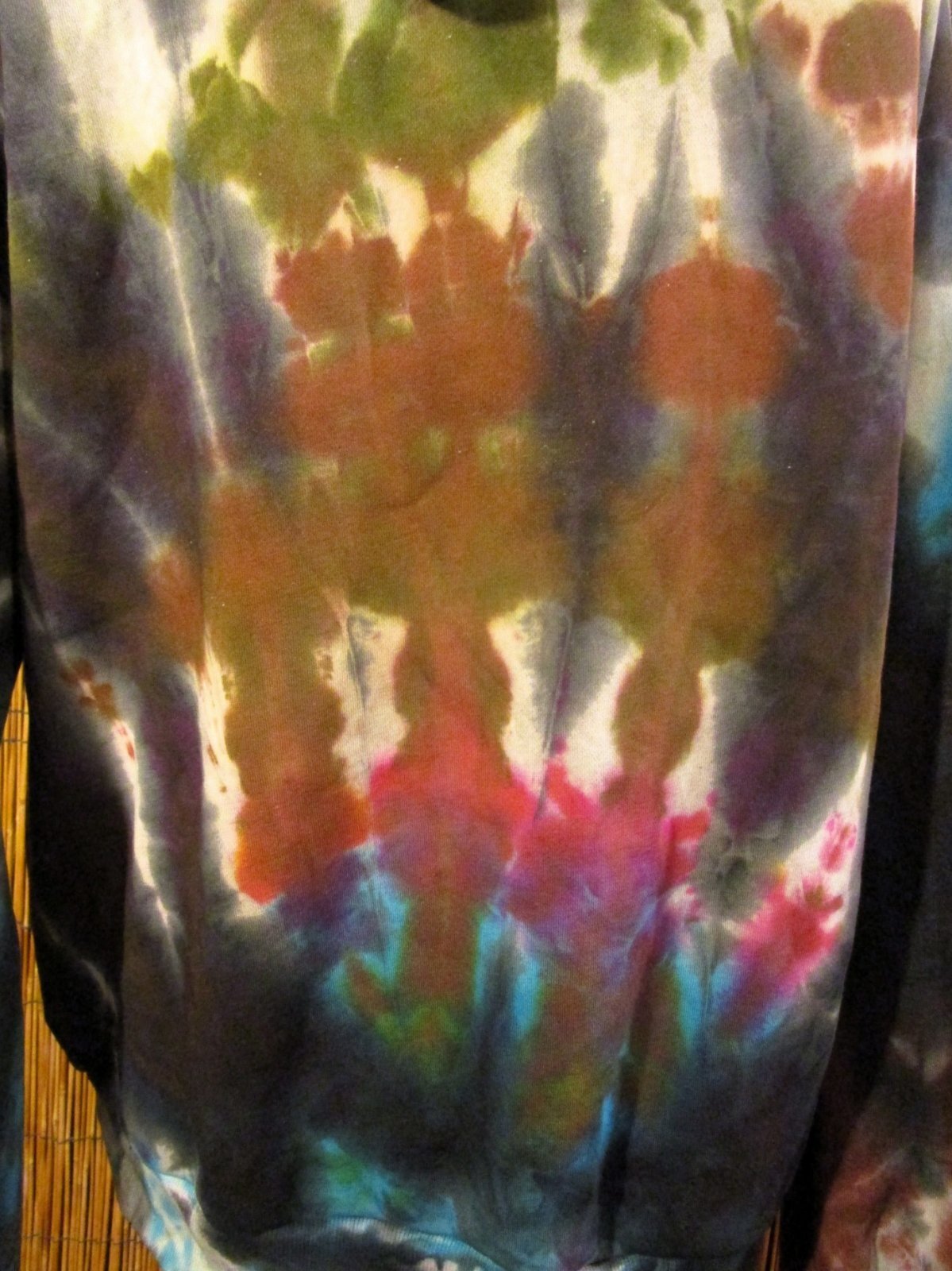 画像: タイダイ染め＊裏起毛＊スウェット生地＊パーカー