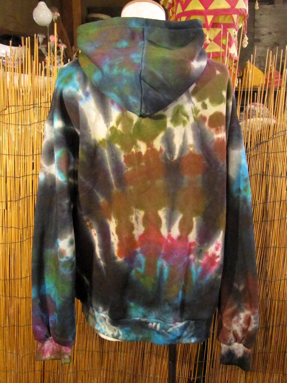 画像3: タイダイ染め＊裏起毛＊スウェット生地＊パーカー