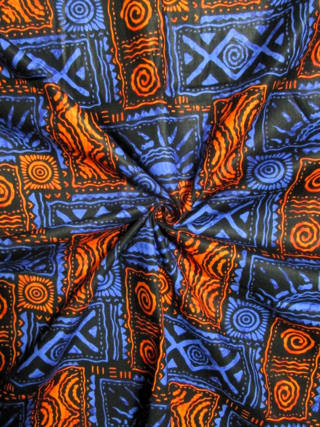 画像: アフリカンプリント生地 パーニュ