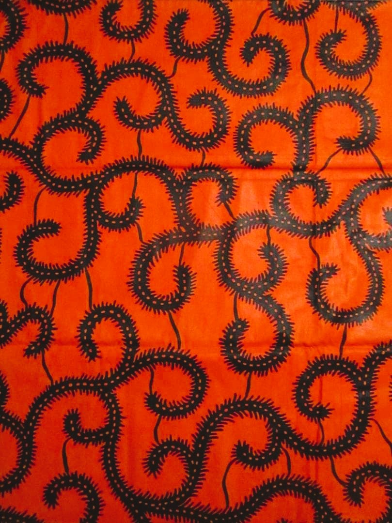 画像1: アフリカンプリント生地 パーニュ