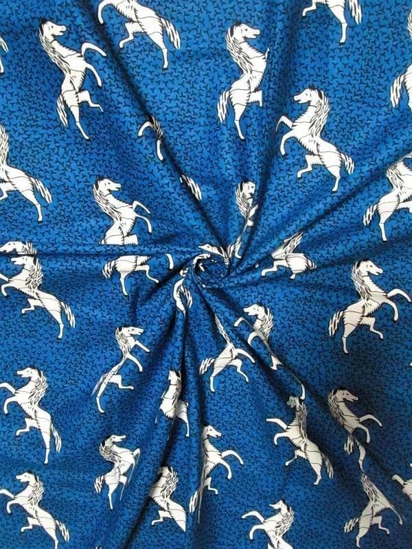 画像: アフリカンプリント生地 パーニュ