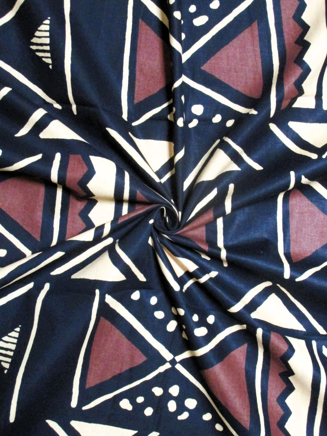 画像: アフリカンプリント生地 パーニュ