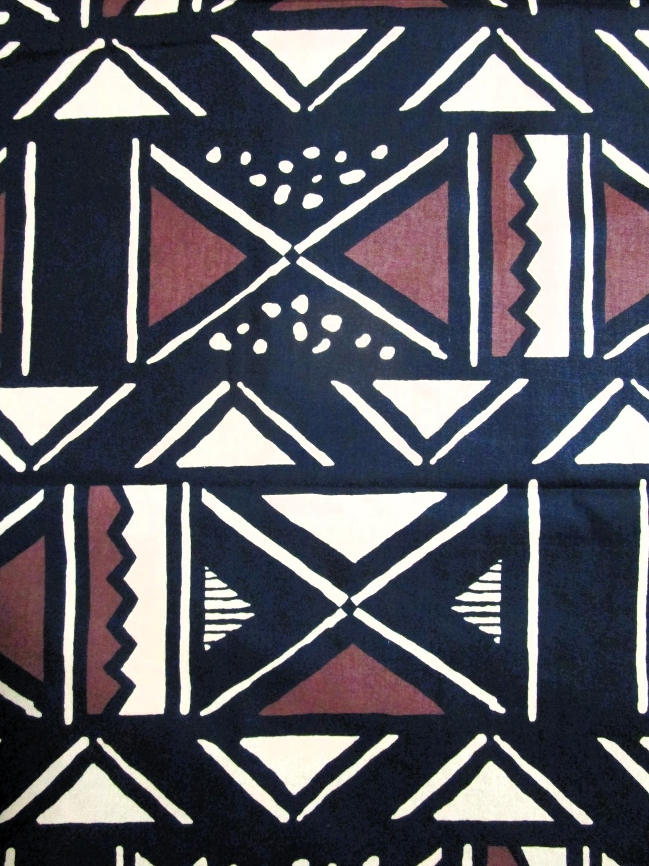 画像: アフリカンプリント生地 パーニュ