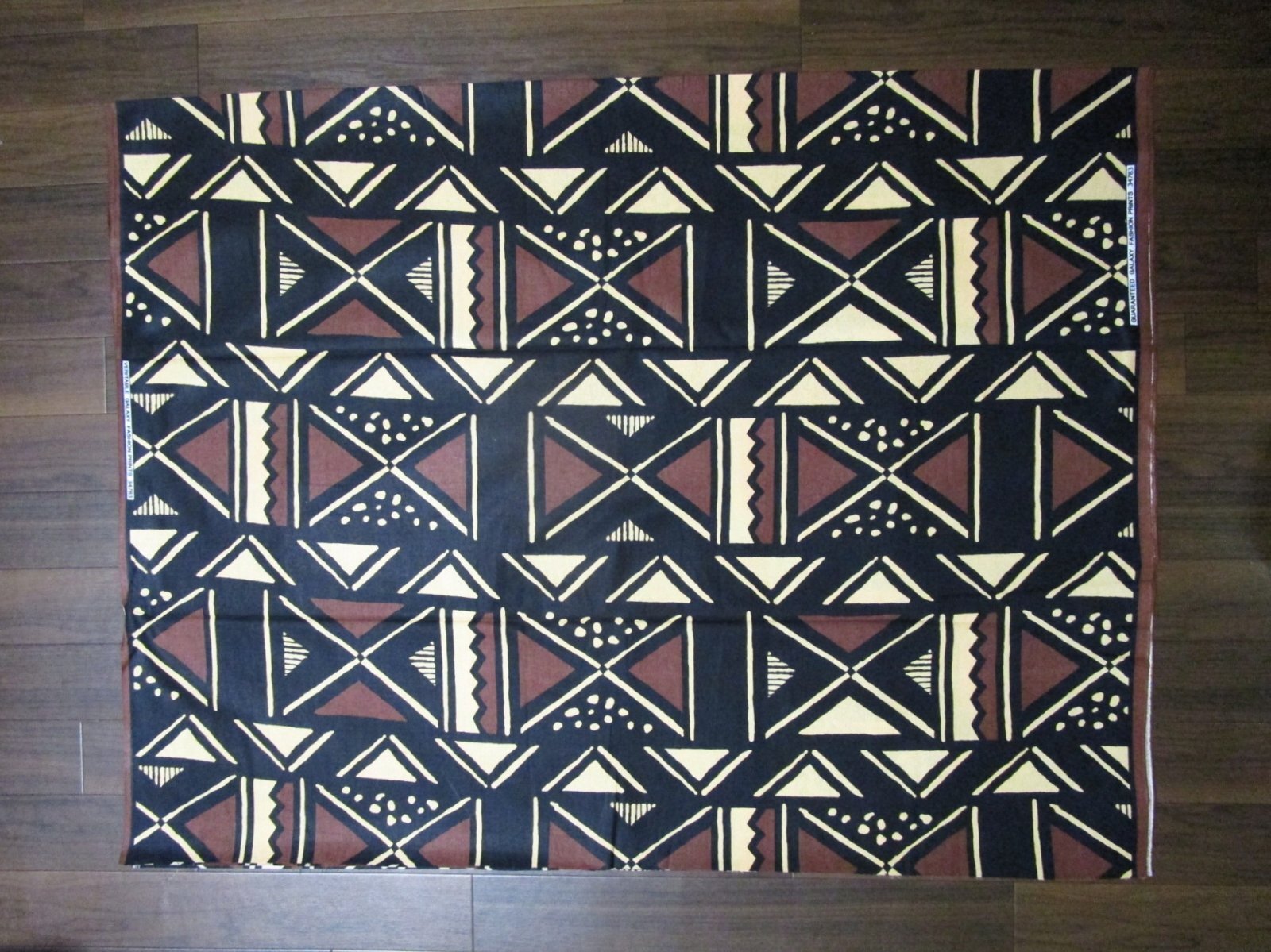 画像: アフリカンプリント生地 パーニュ