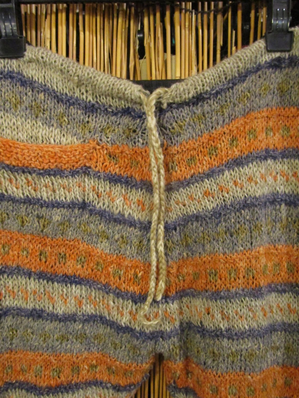 画像3: 手編み＊ヘンプウール素材＊ロングパンツ