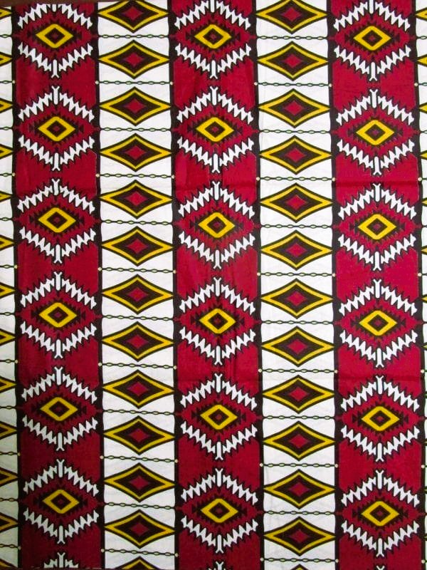 画像1: アフリカンプリント生地 パーニュ